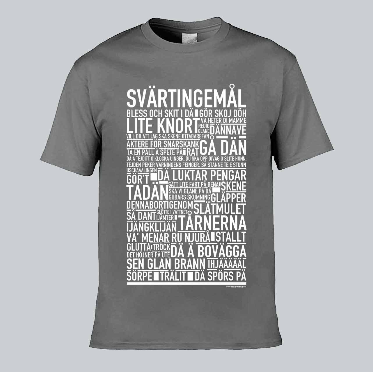 Svärtingemål Dialekt Text T-shirt