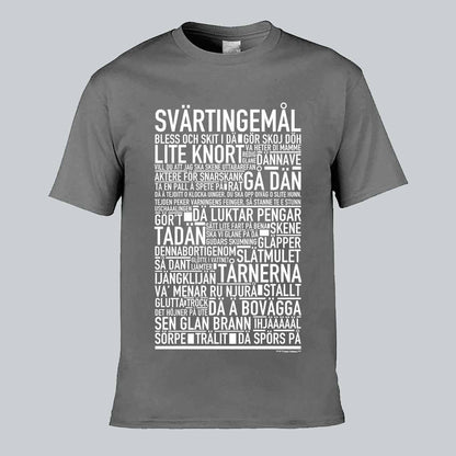 Svärtingemål Dialekt Text T-shirt