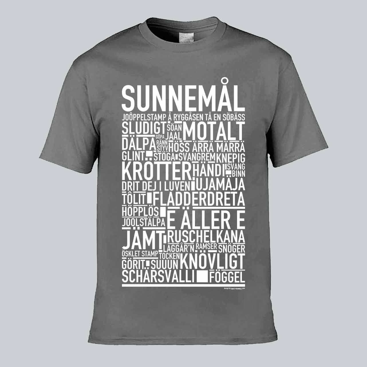 Sunnemål Dialekt Text T-shirt