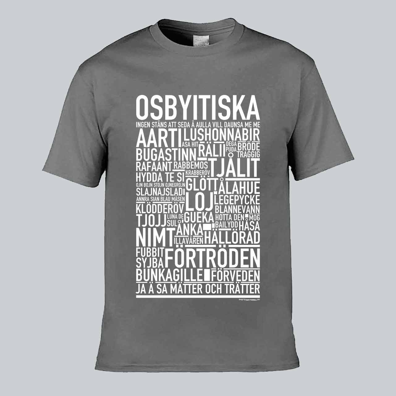 Osbyitiska Dialekt Text T-shirt