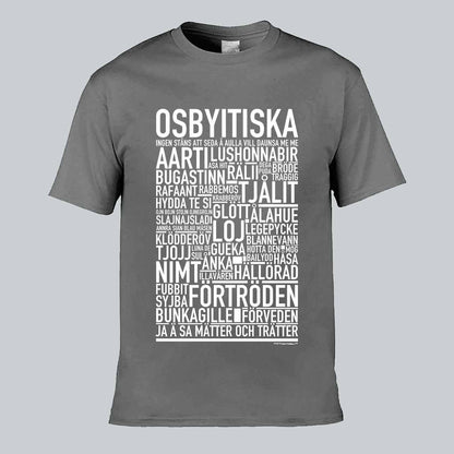 Osbyitiska Dialekt Text T-shirt