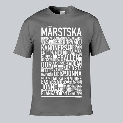 Märstska Dialekt Text T-shirt