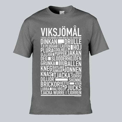 Viksjömål Dialekt Text T-shirt