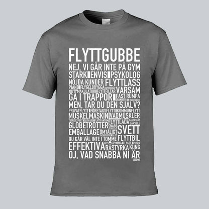 Flyttgubbe Text T-shirt