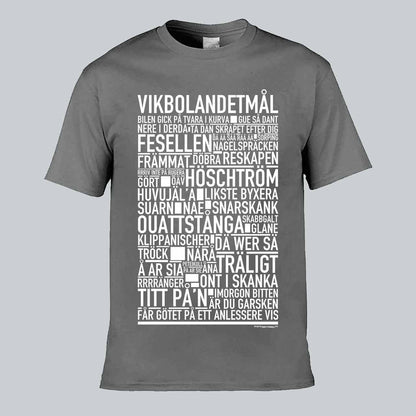 Vikbolandetmål Dialekt Text T-shirt