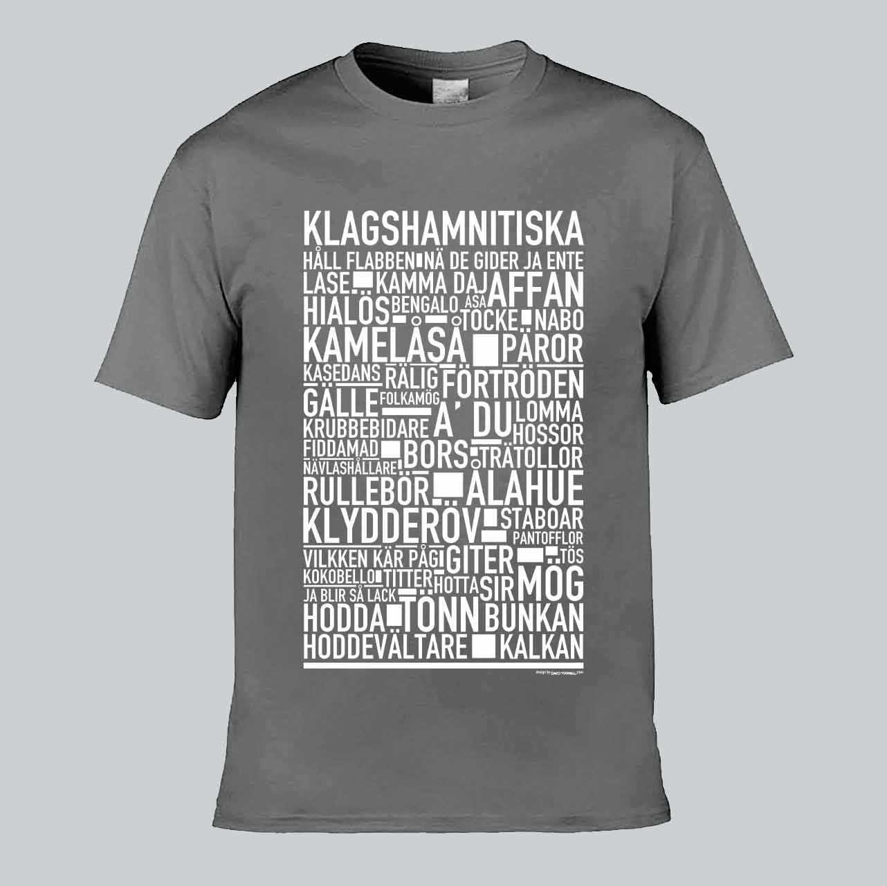 Klagshamnitiska Dialekt Text T-shirt