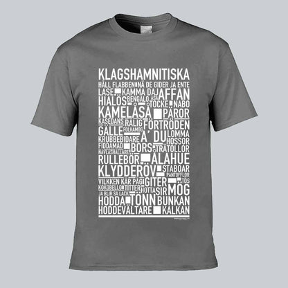 Klagshamnitiska Dialekt Text T-shirt