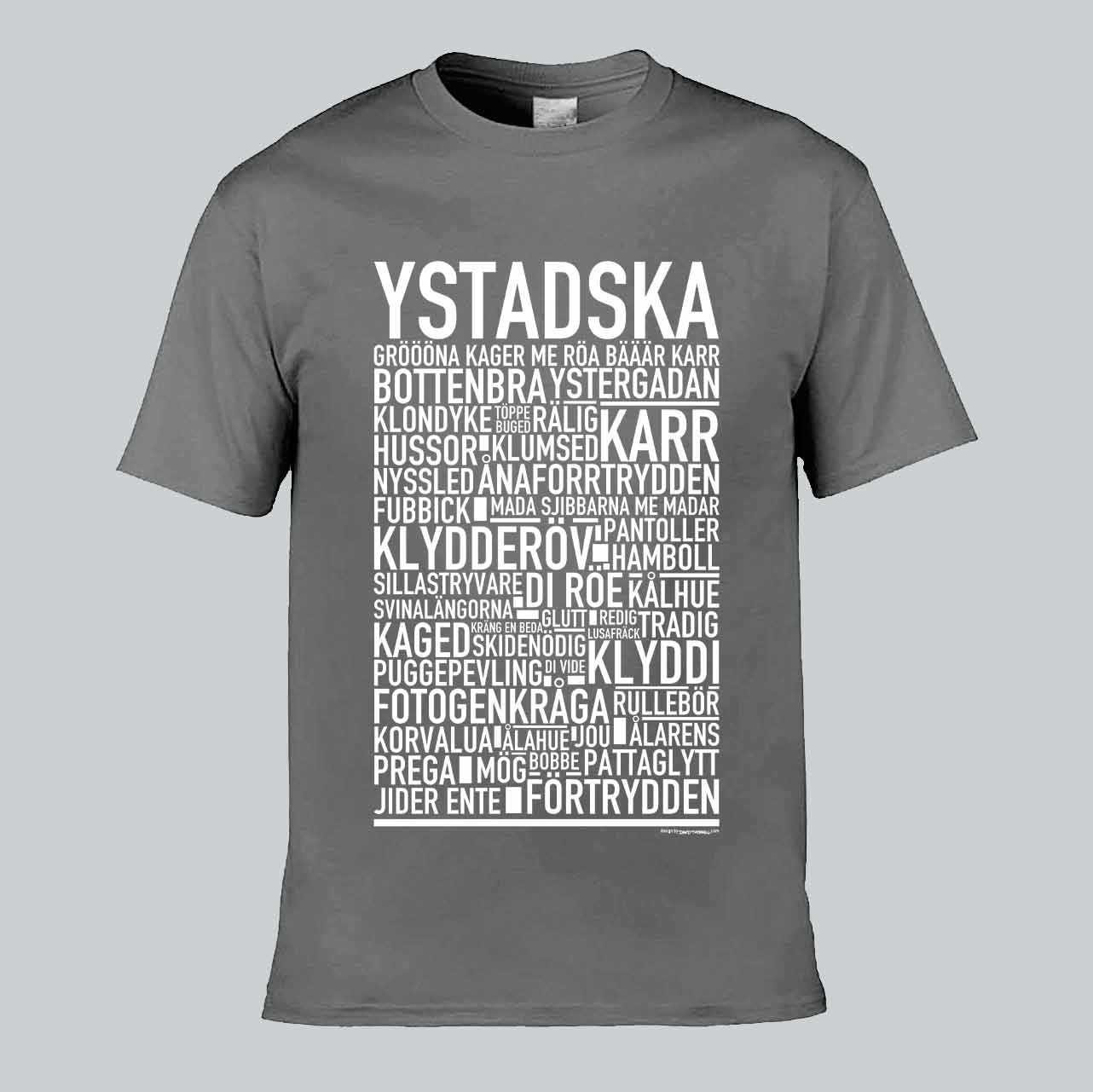Ystadska Dialekt Text T-shirt