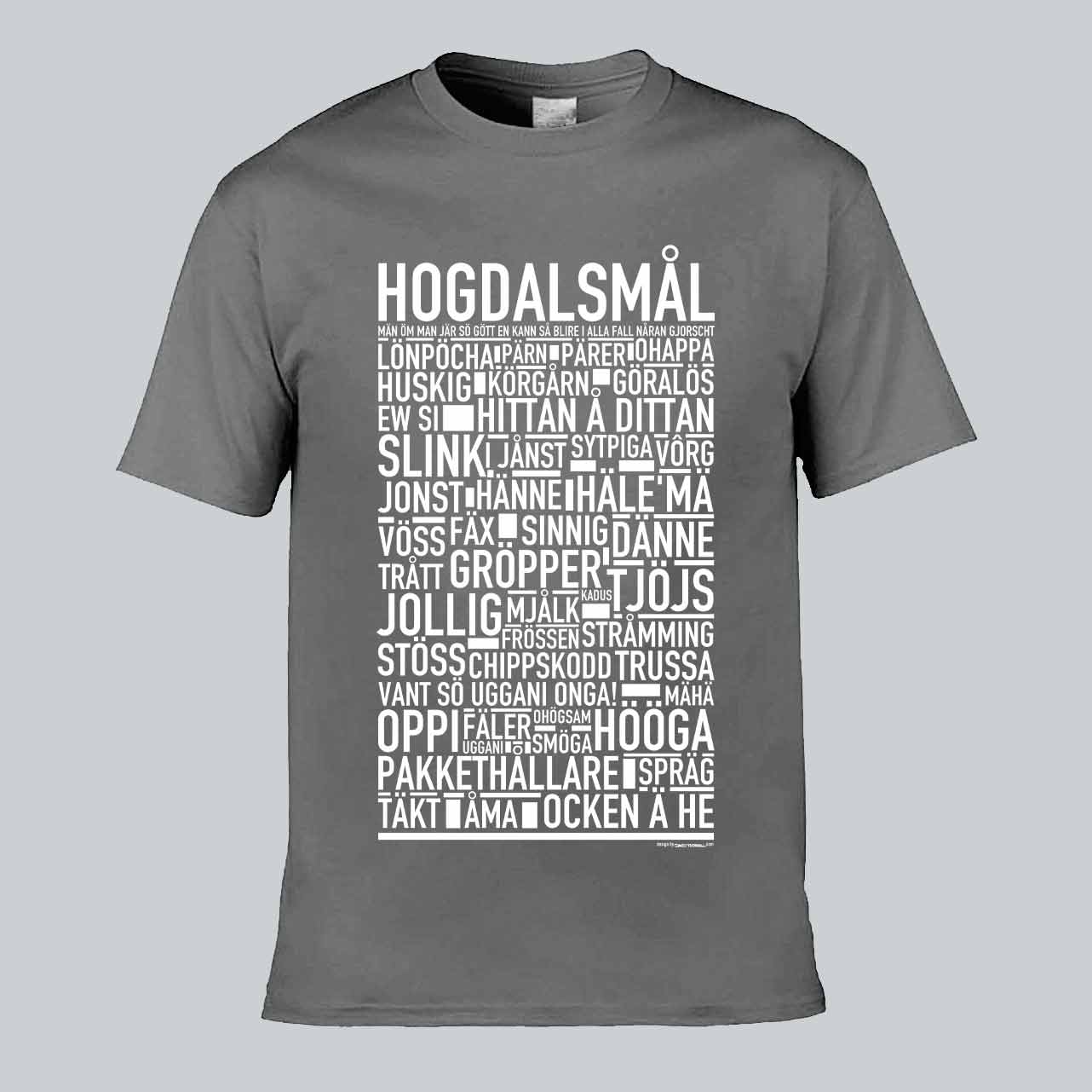 Hogdalsmål Dialekt Text T-shirt