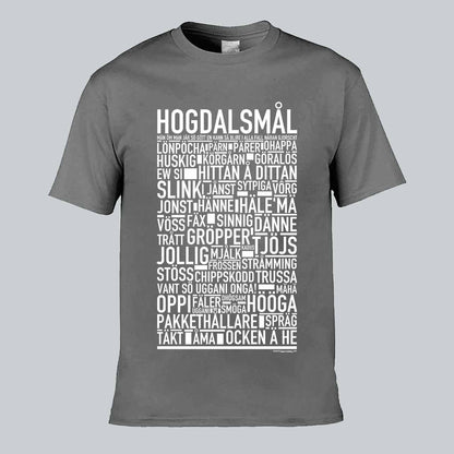 Hogdalsmål Dialekt Text T-shirt