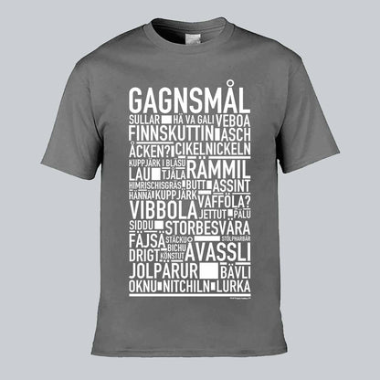Gagnsmål Dialekt Text T-shirt