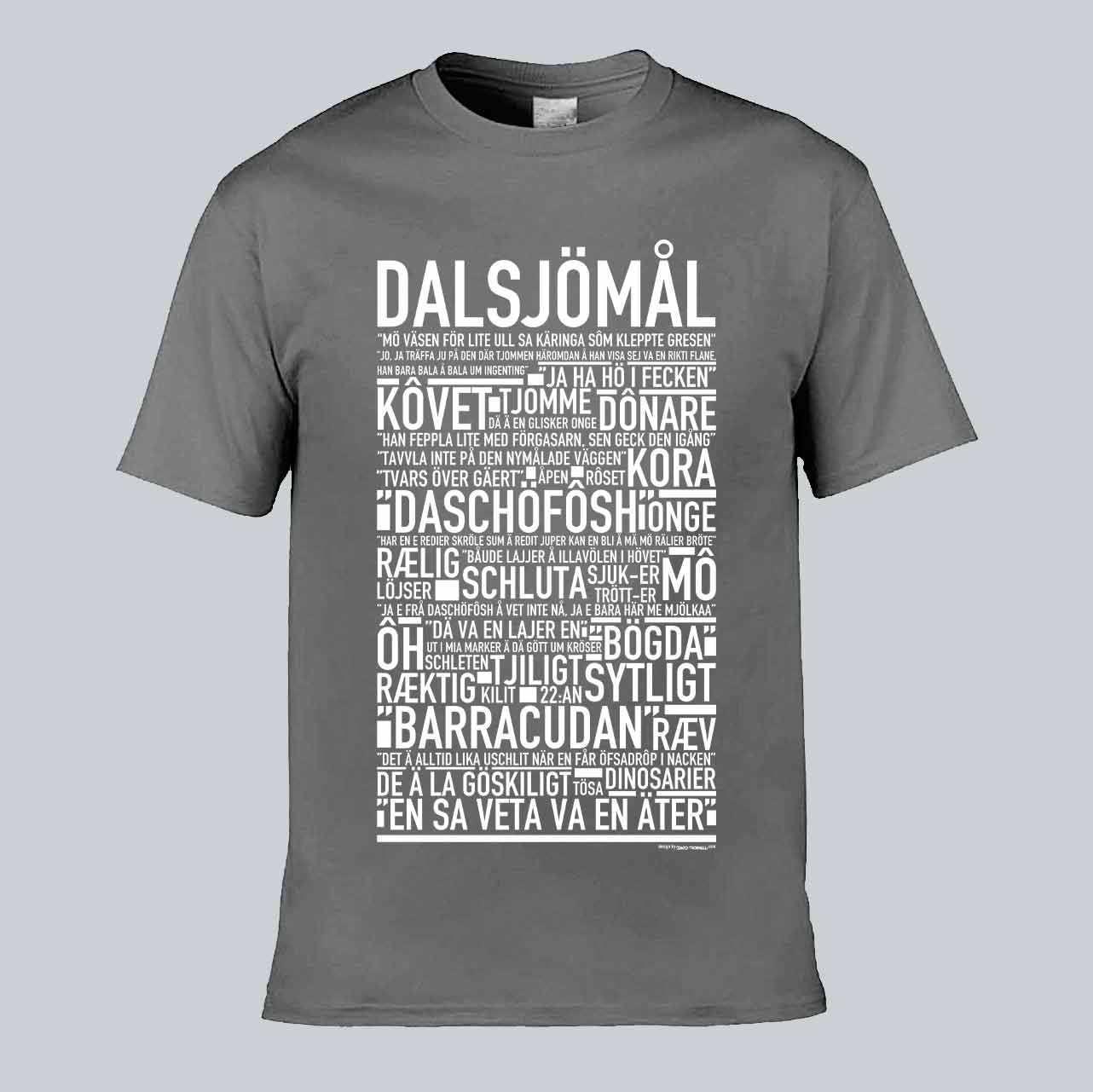 Dalsjömål Dialekt Text T-shirt
