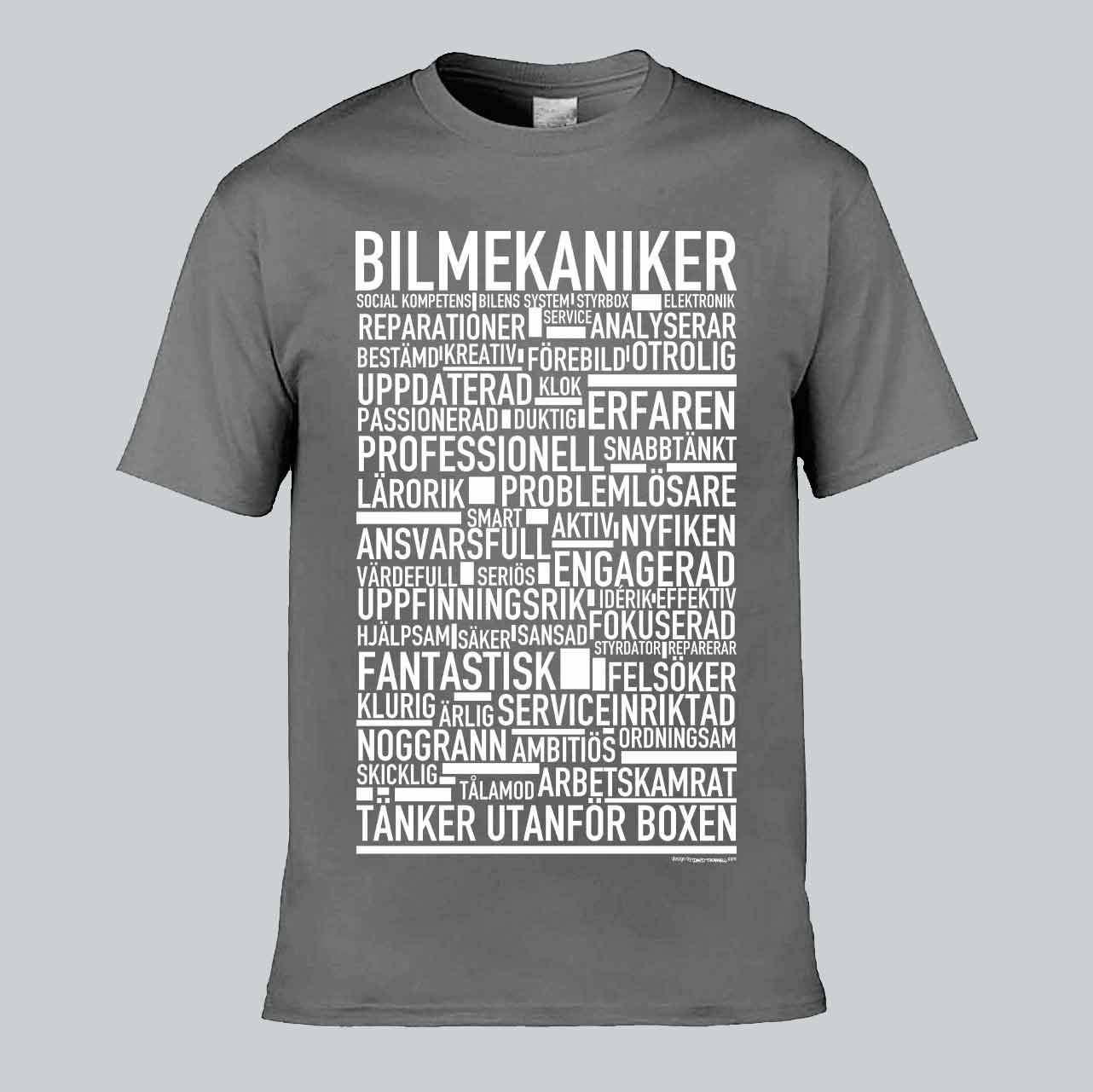 Bilmekaniker Text T-shirt