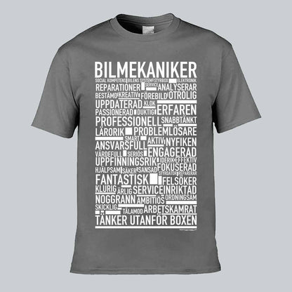 Bilmekaniker Text T-shirt