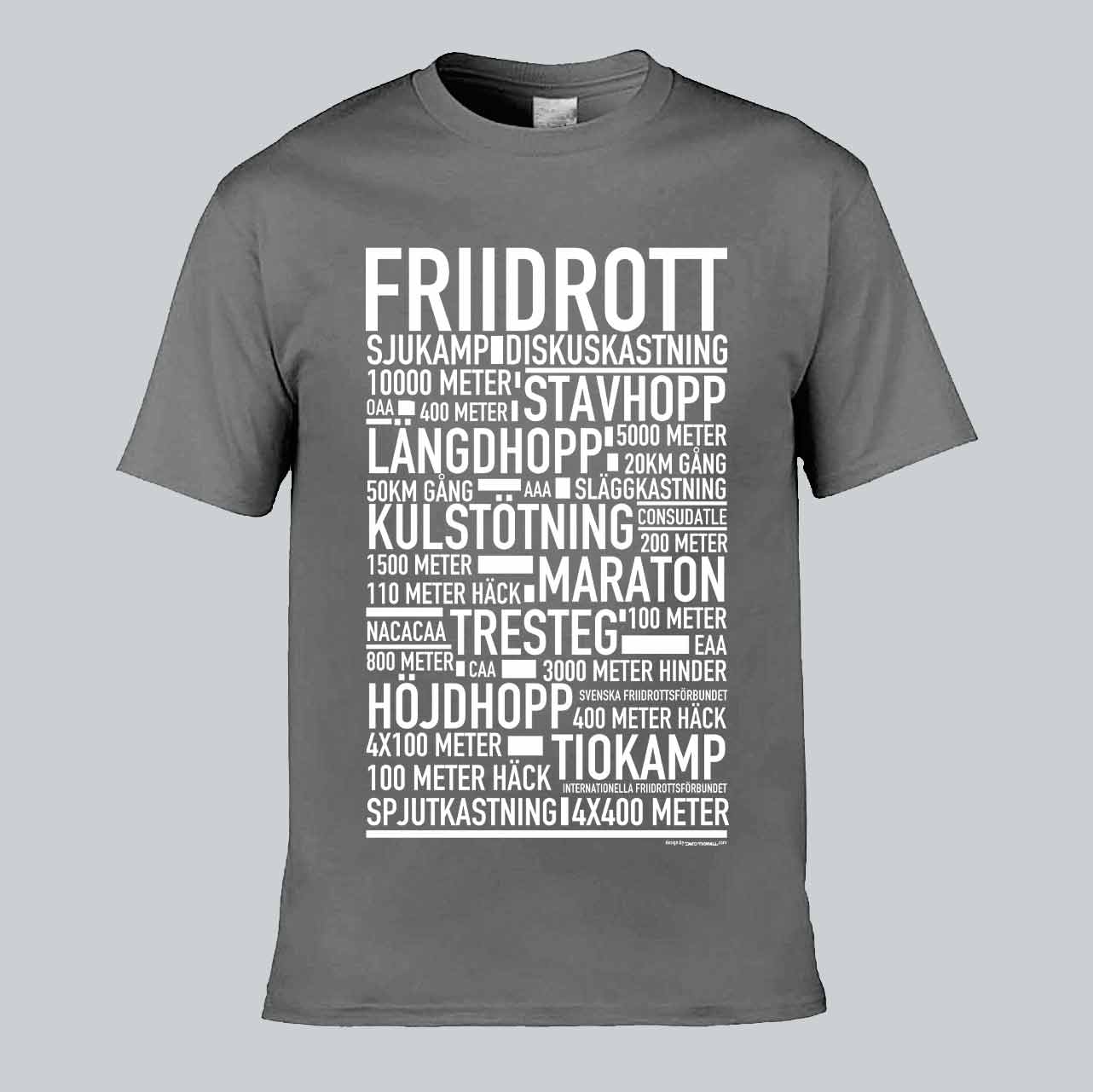 Friidrott Text T-shirt