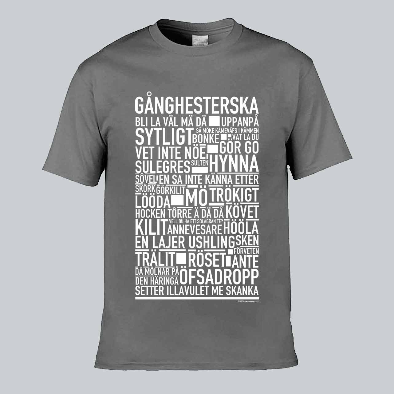 Gånghesterska Dialekt Text T-shirt
