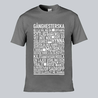 Gånghesterska Dialekt Text T-shirt