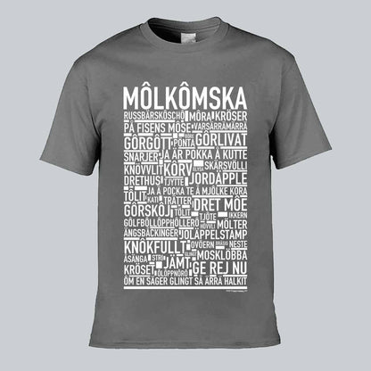 Môlkômska Dialekt Text T-shirt
