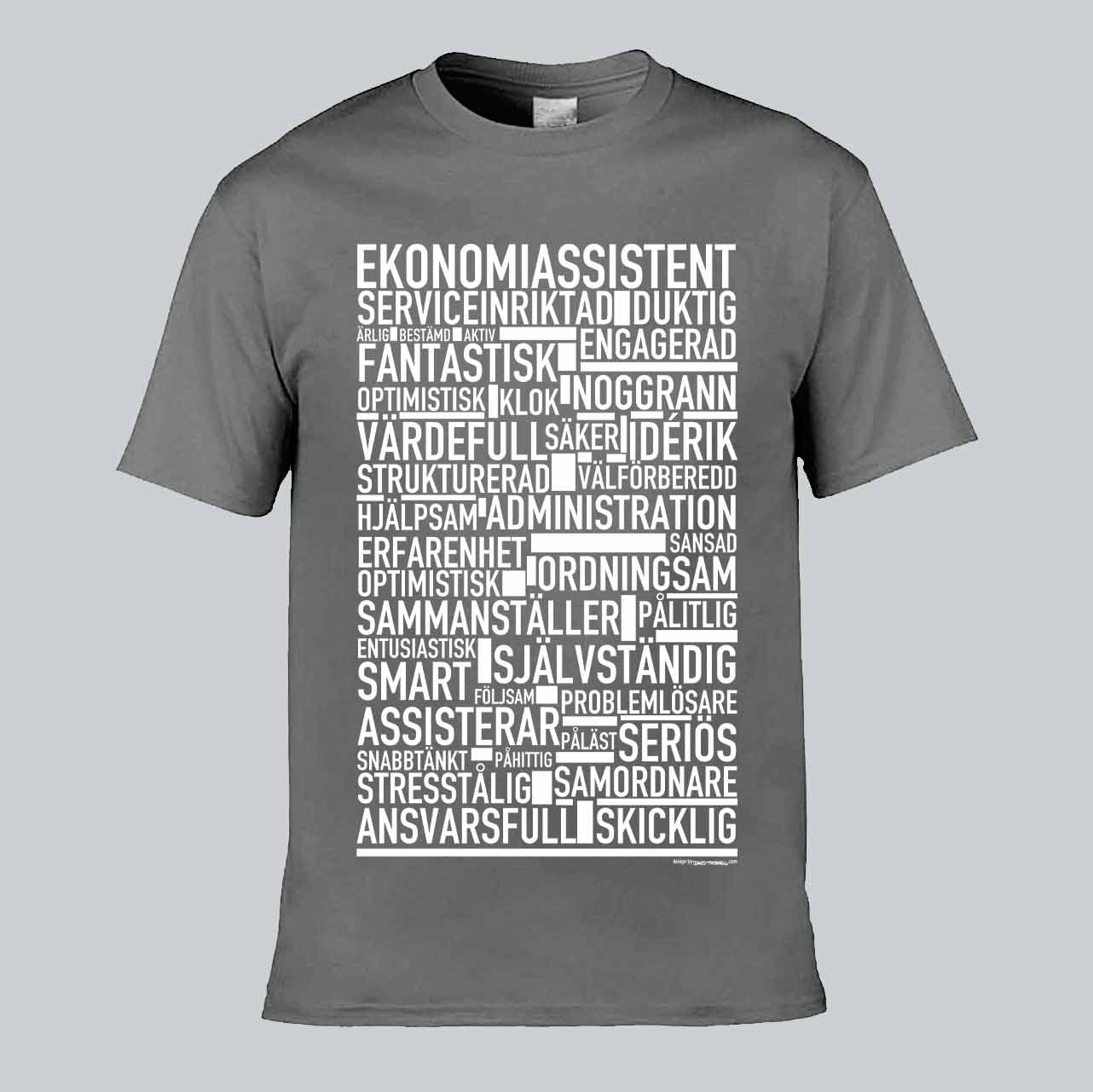 Ekonomiassistent Text T-shirt