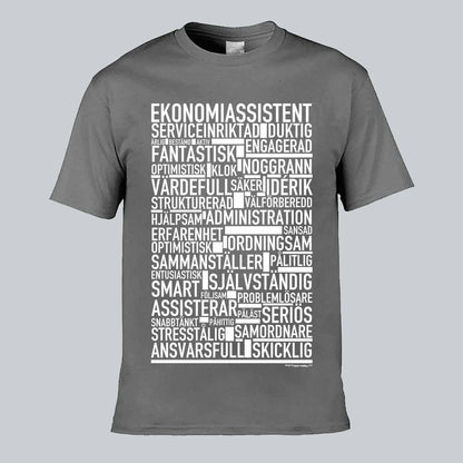 Ekonomiassistent Text T-shirt