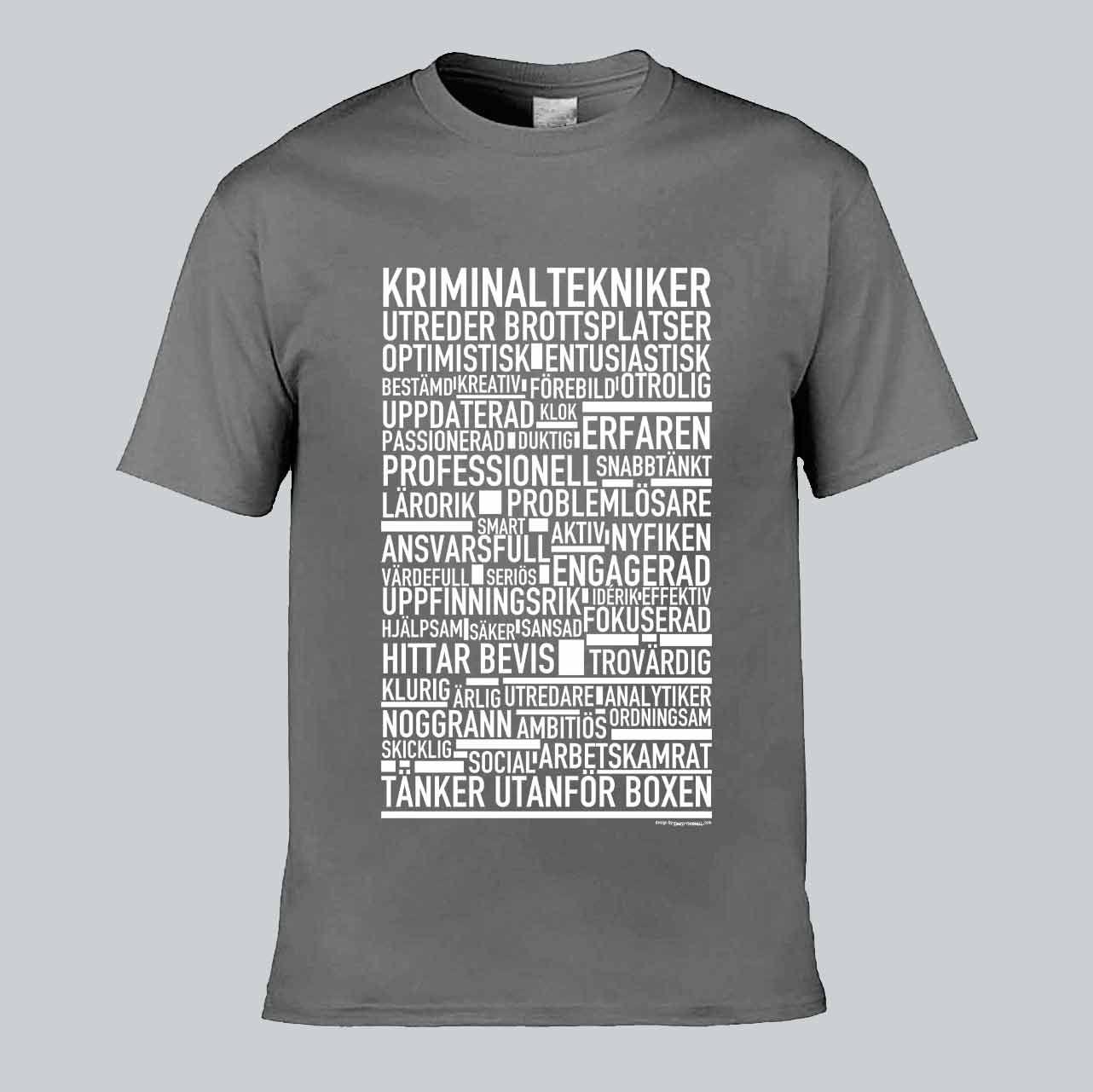 Kriminaltekniker Text T-shirt