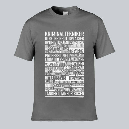 Kriminaltekniker Text T-shirt