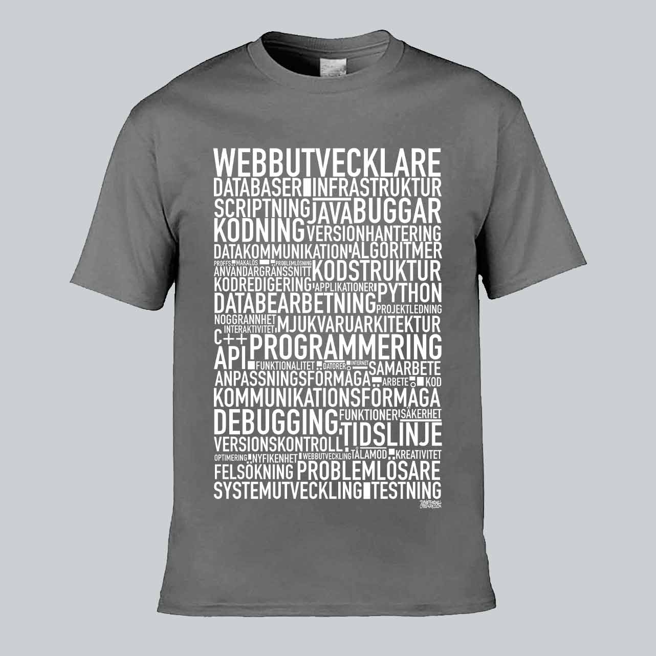 Webbutvecklare Text T-shirt