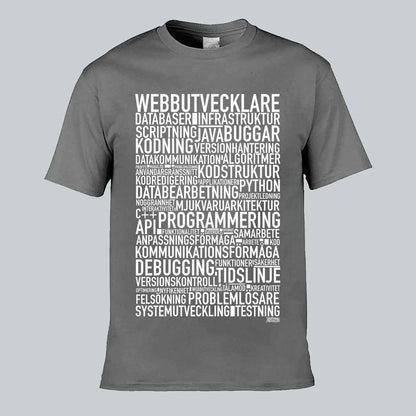 Webbutvecklare Text T-shirt