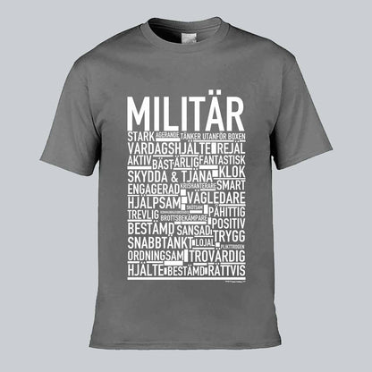 Militär Text T-shirt