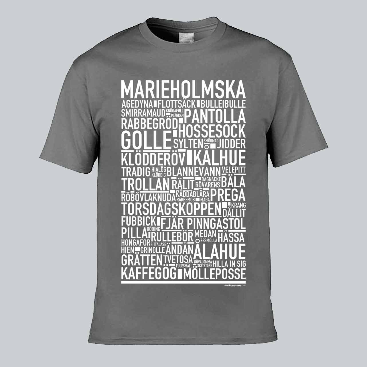 Marieholmska Dialekt Text T-shirt