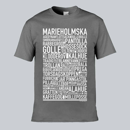 Marieholmska Dialekt Text T-shirt