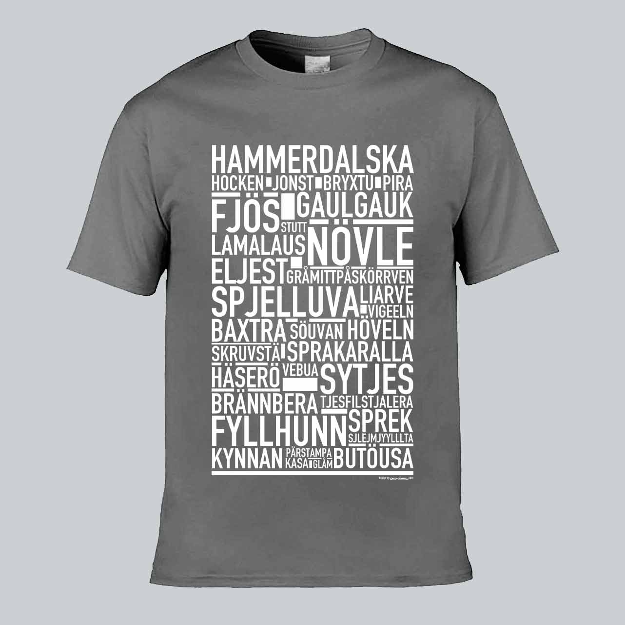 Hammerdalska Dialekt Text T-shirt