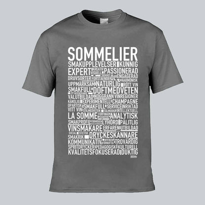 Sommelier Text T-shirt