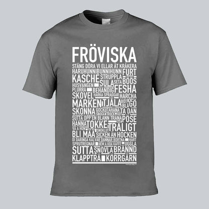 Fröviska Dialekt Text T-shirt