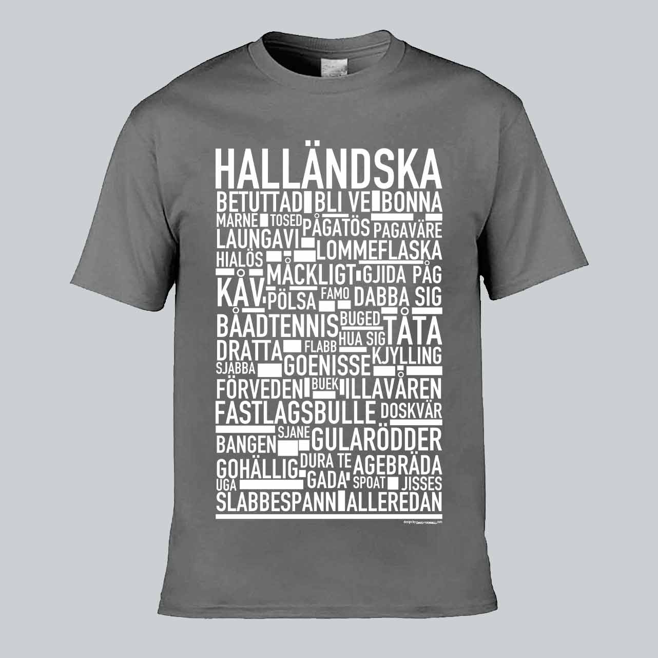 Halländska Dialekt Text T-shirt