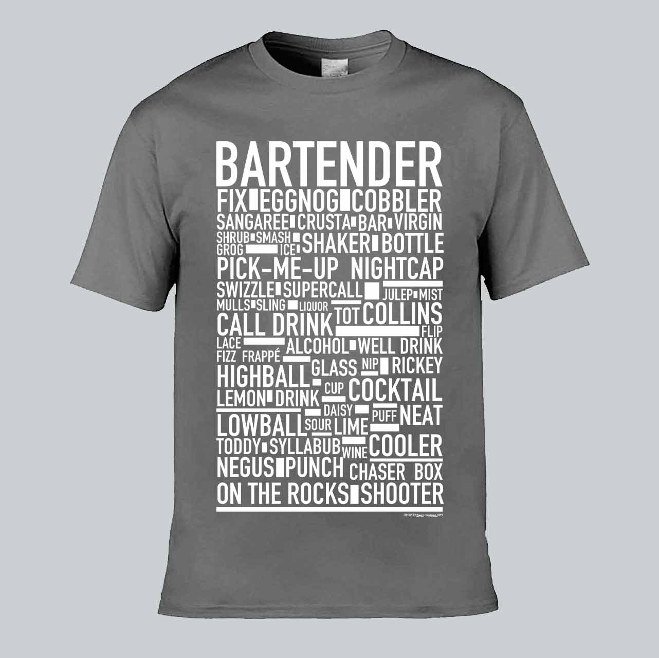 Bartender Text T-shirt