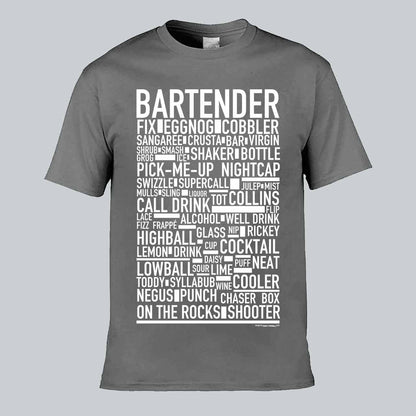 Bartender Text T-shirt