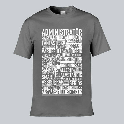 Administratör Text T-shirt