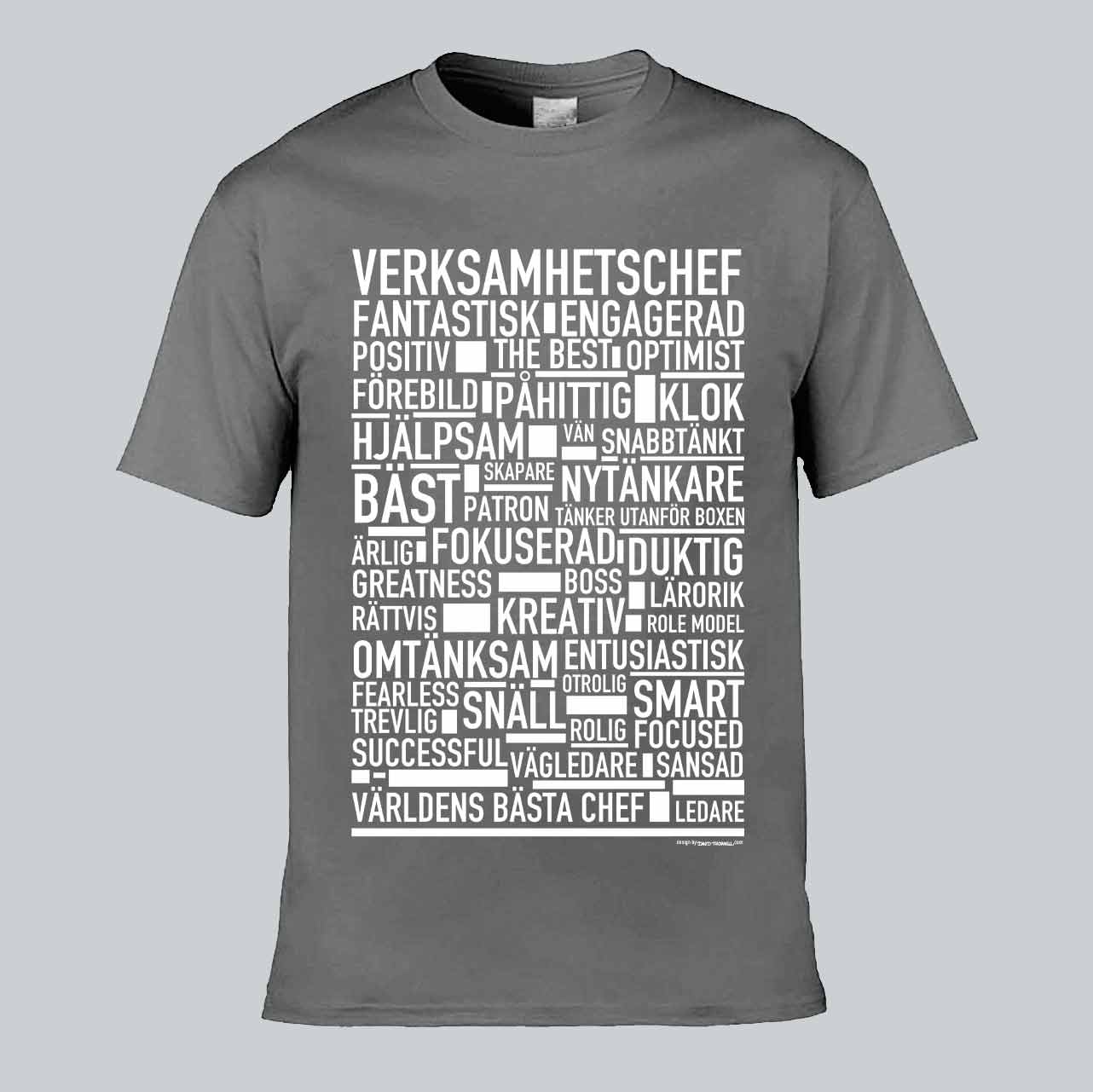 Verksamhetschef Text T-shirt