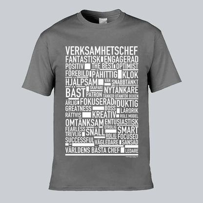 Verksamhetschef Text T-shirt