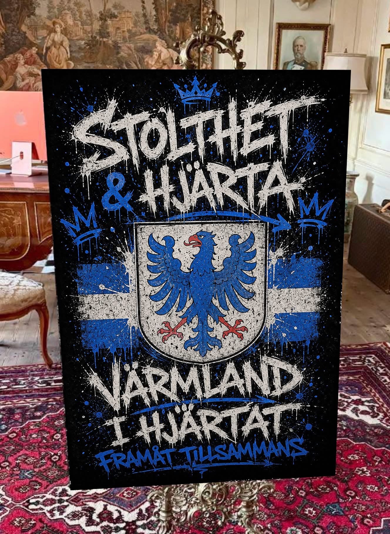 Värmland canvastavla 80x120cm