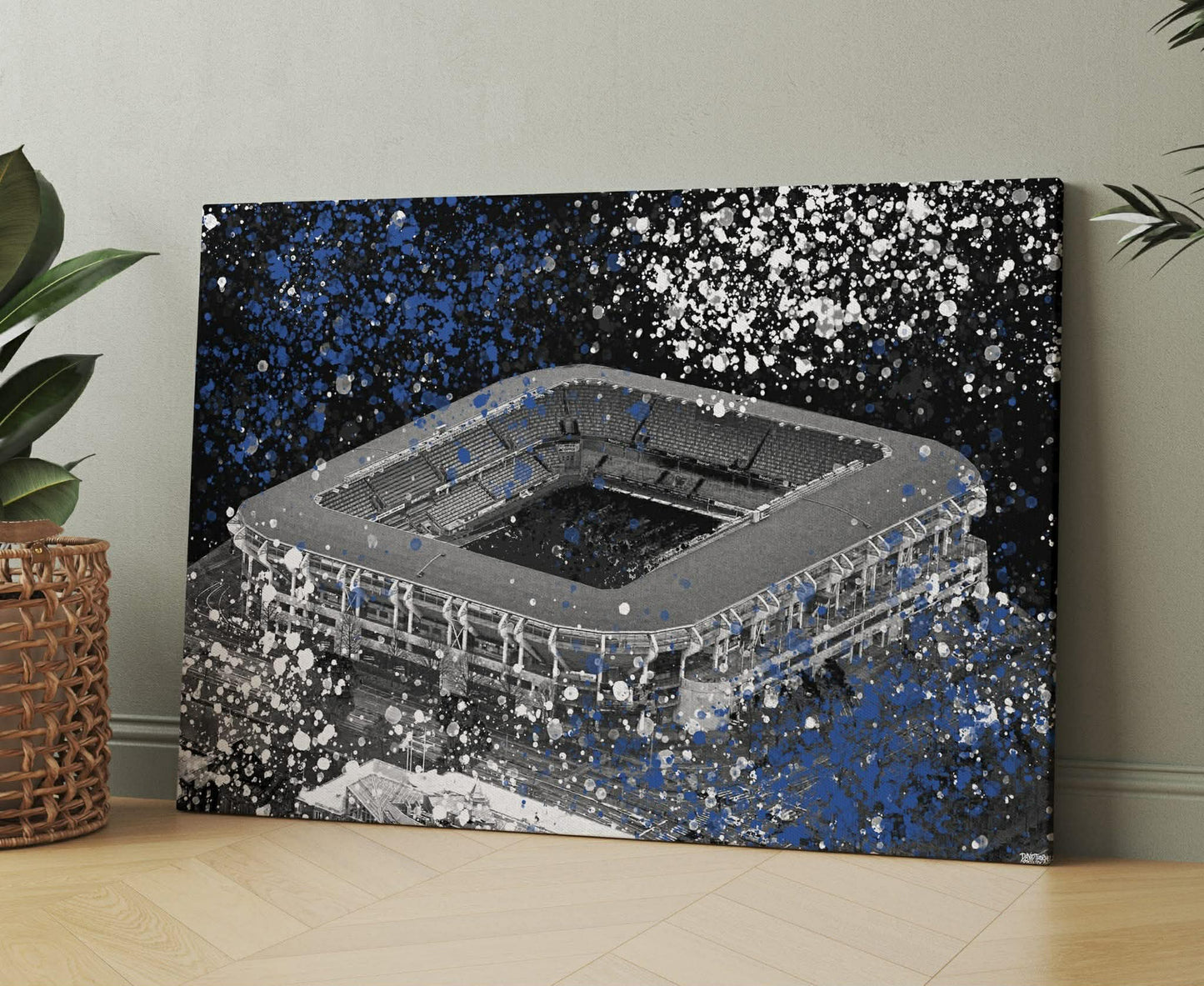 Gamla Ullevi canvastavla 80x120cm