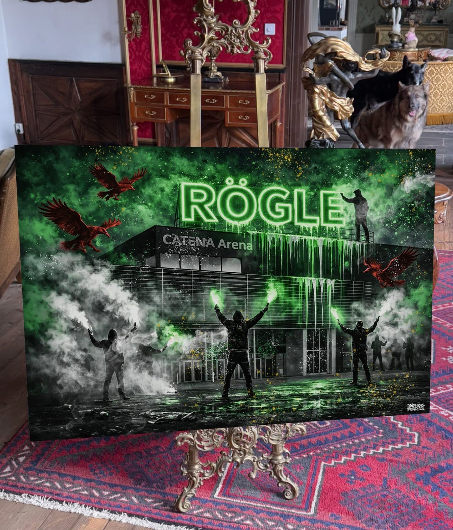 Rögle canvastavla 80x120cm