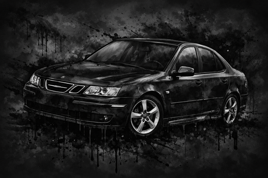 Saab canvastavla 80x120cm