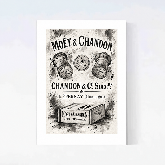 Vintage Moet & Chandon Poster