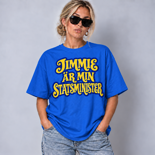 Jimmie Min Statsminister Text T-shirt