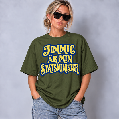 Jimmie Min Statsminister Text T-shirt