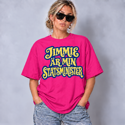 Jimmie Min Statsminister Text T-shirt