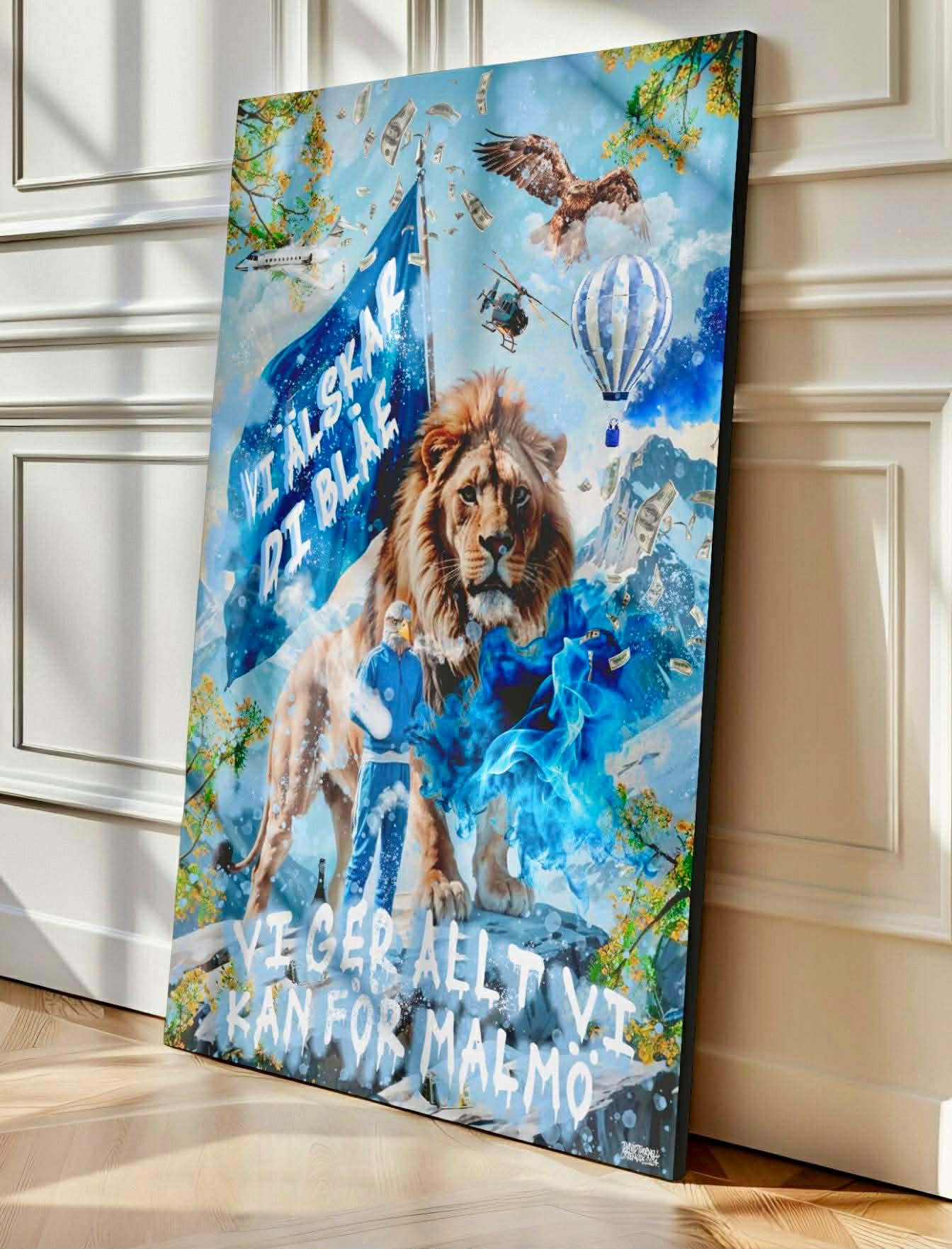 Malmö Canvastavla 80x120cm