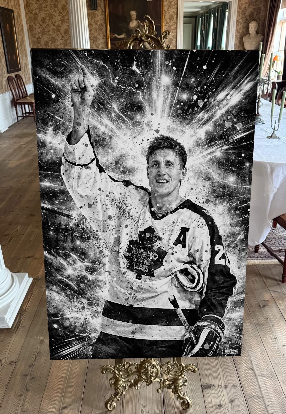 Börje Salming Canvastavla 80x120cm